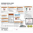 WARNING DECAL ASSY product image