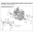 BRACKET ASSY, STEPPER MOTOR REPL BY 9GQA-030010-30000 product image