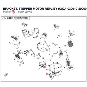 BRACKET, STEPPER MOTOR REPL BY 9GQA-030010-20000 product image