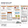 WARNING DECAL ASSY product image