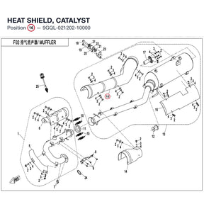 HEAT SHIELD, CATALYST product image