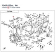 FOOT PEDAL, RH product image