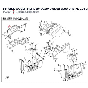 RH SIDE COVER REPL BY 9GQV-042022-2000-0P5 product image