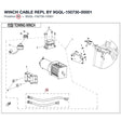 WINCH CABLE REPL BY 9GQL-150730-00001 product image