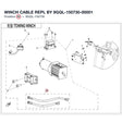 WINCH CABLE REPL BY 9GQL-150730-00001 product image
