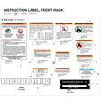 INSTRUCTION LABEL, FRONT RACK product image