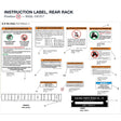 INSTRUCTION LABEL, REAR RACK product image