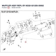 MUFFLER ASSY REPL BY 9GQ0-021200-00002 product image