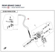 REAR BRAKE CABLE product image