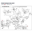 FRONT BRAKE PAD ASSY product image