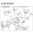 CALIPER, REAR BRAKE product image