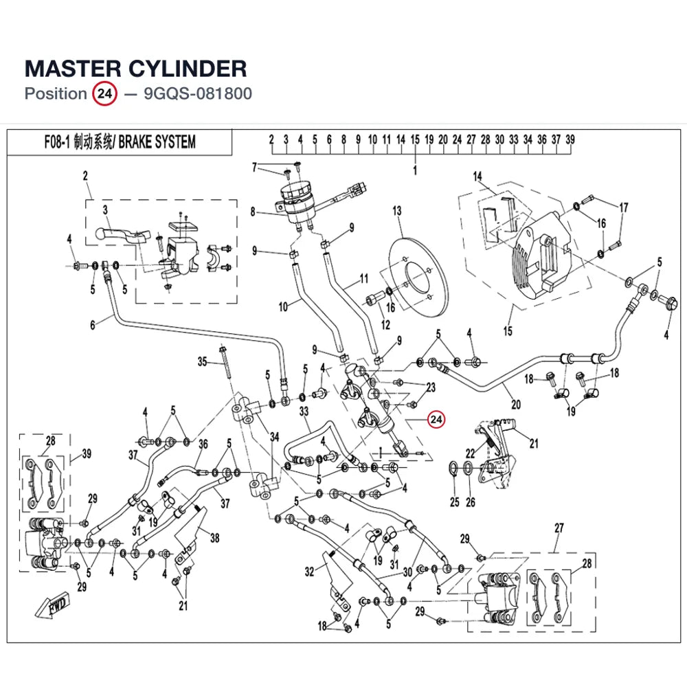 MASTER CYLINDER product image