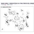 MAIN CABLE - WHEN STOCK IS 0 THIS ITEM IS NO LONGER AVAILABLE product image