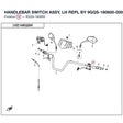 HANDLEBAR SWITCH ASSY, LH REPL BY 9GQS-160600-00001 product image