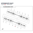 INTERMEDIATE SHAFT product image