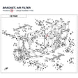 BRACKET, AIR FILTER product image