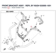FRONT BRACKET ASSY - REPL BY 9GQV-033000-1501 product image