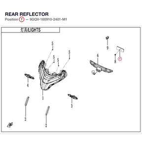 REAR REFLECTOR product image