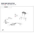 REAR SIDE REFLECTOR product image