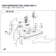 HIGH-PRESSURE FUEL HOSE ASSY 3 product image