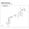 GASKET, MUFFLER product image