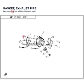 GASKET, EXHAUST PIPE product image
