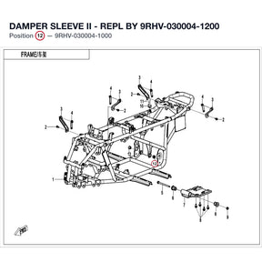 DAMPER SLEEVE II - REPL BY 9RHV-030004-1200 product image
