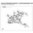 SHOCK ABSORBER BUSHING 2 - INTERCHANGEABLE WITH 9RHV-030004-1000 product image