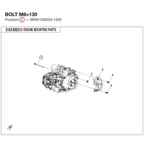 BOLT M8×130 product image