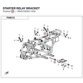 STARTER RELAY BRACKET product image