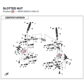 SLOTTED NUT product image