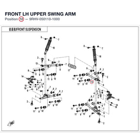 FRONT LH UPPER SWING ARM product image
