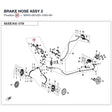 BRAKE HOSE ASSY 2 product image