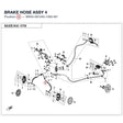 BRAKE HOSE ASSY 4 product image