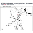 BLOCK I, HANDLEBAR - INTERCHANGEABLE WITH 9RHV-100001-1000 product image