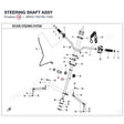 STEERING SHAFT ASSY product image