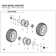 REAR WHEEL BRACKET product image