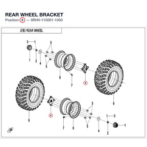 REAR WHEEL BRACKET product image
