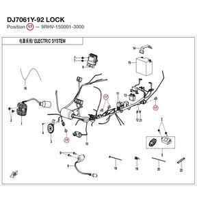 DJ7061Y-92 LOCK product image