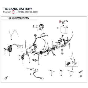 TIE BAND, BATTERY product image