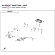 RH FRONT POSITION LIGHT product image