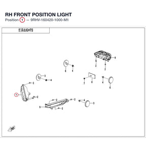 RH FRONT POSITION LIGHT product image