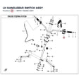 LH HANDLEBAR SWITCH ASSY product image