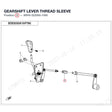 GEARSHIFT LEVER THREAD SLEEVE product image