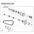 TENSION WHEEL ASSY product image