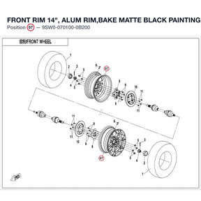 FRONT RIM product image