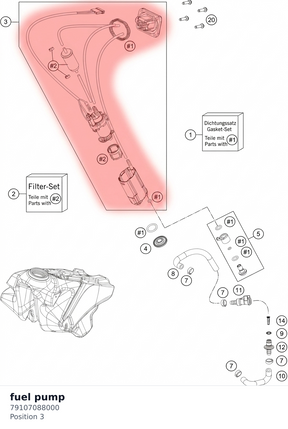 Diagram preview: fuel pump (79107088000)