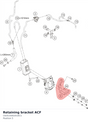 Diagram preview: Retaining bracket ACF (C63515002010C1)