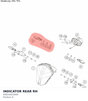 Diagram preview: INDICATOR REAR RH (95814025000)