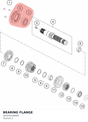 Diagram preview: BEARING FLANGE (A64030168000)